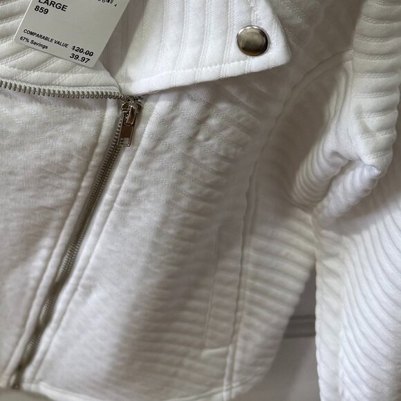 NWT White Moto Jacket - Picture 3 of 7